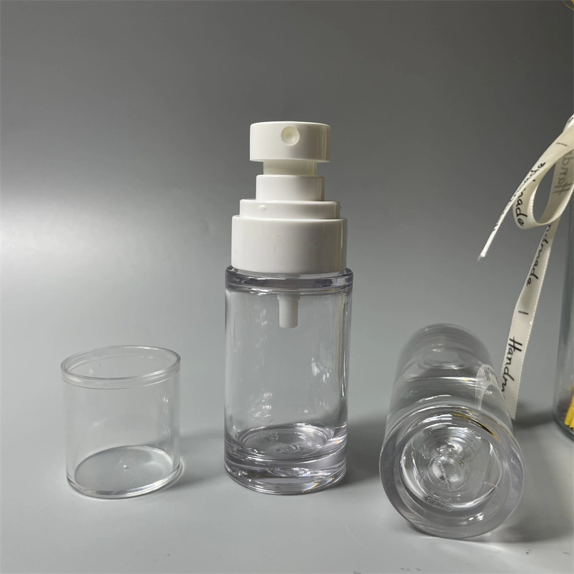 30ml 60ml 80ml 100ml High Transparency Thick Wall PETG Packaging Cosmetic Dropper Bottle