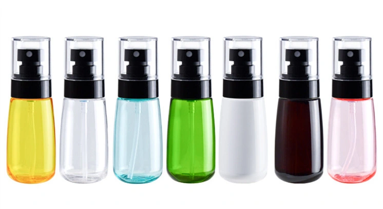 Small Size Cosmetic Plastic PETG Refillable Travel Mist 120ml 150ml Plastic Spray Bottles for Hand Sanitizer