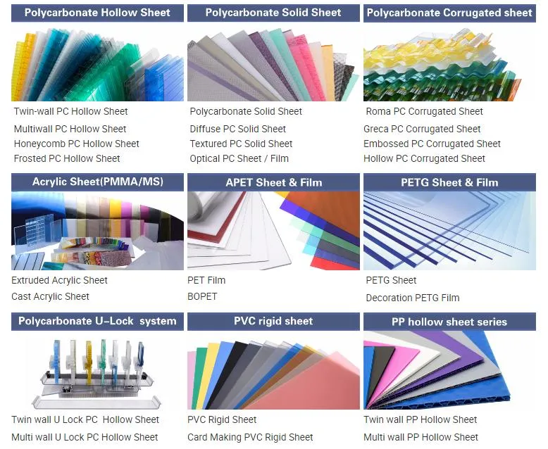 3mm Colorful Different Pattern Plastic Acrylic PMMA Sheet