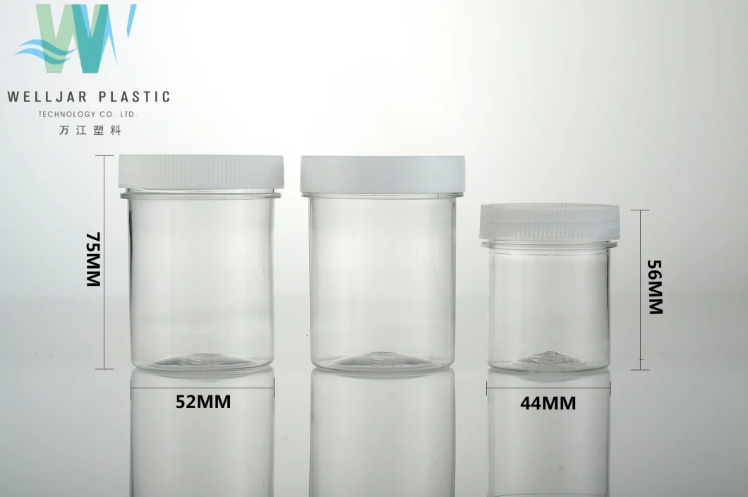 Plastic Container 60g Pet Cosmetic Plastic Jar